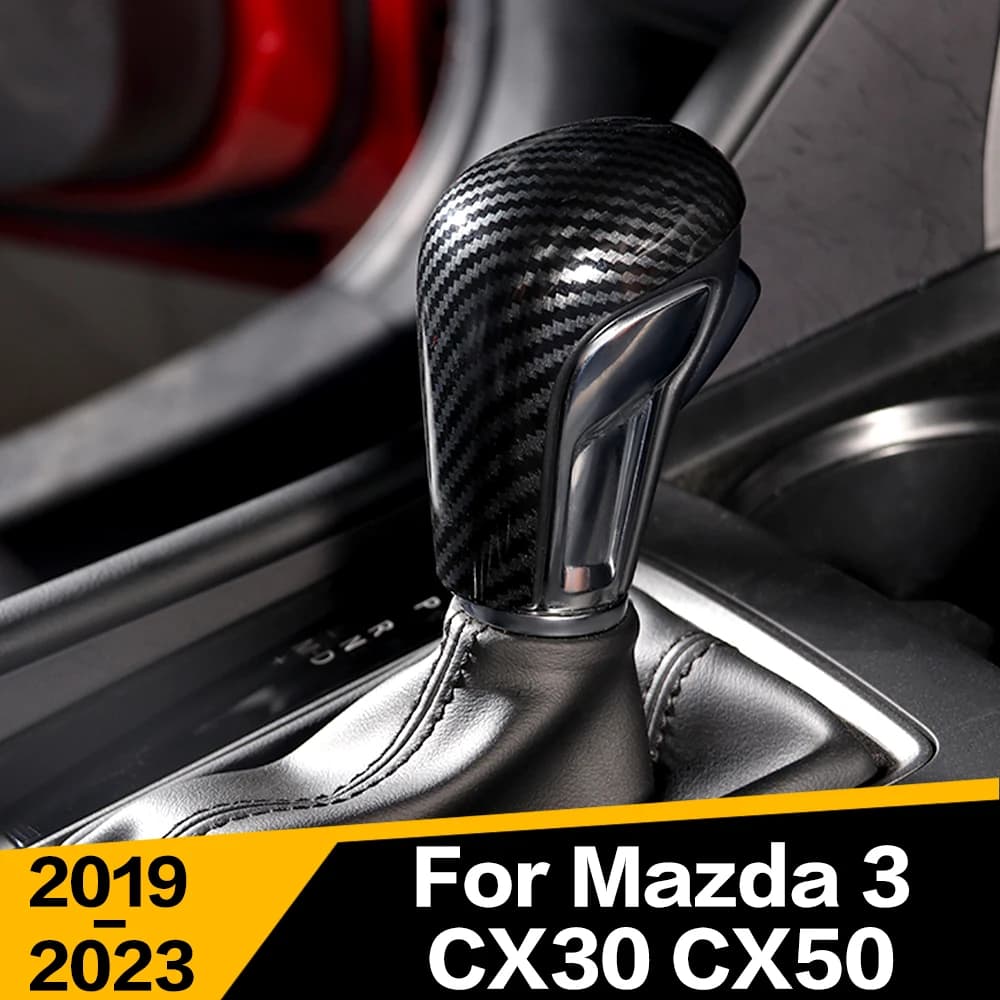 1 pz Auto Pomelli Del Cambio Testa Ingranaggi Copertura Trim Accessori Interni Per Mazda 3 BP Axela CX-50 CX50 CX-30 CX30 2019 - 2023 2022