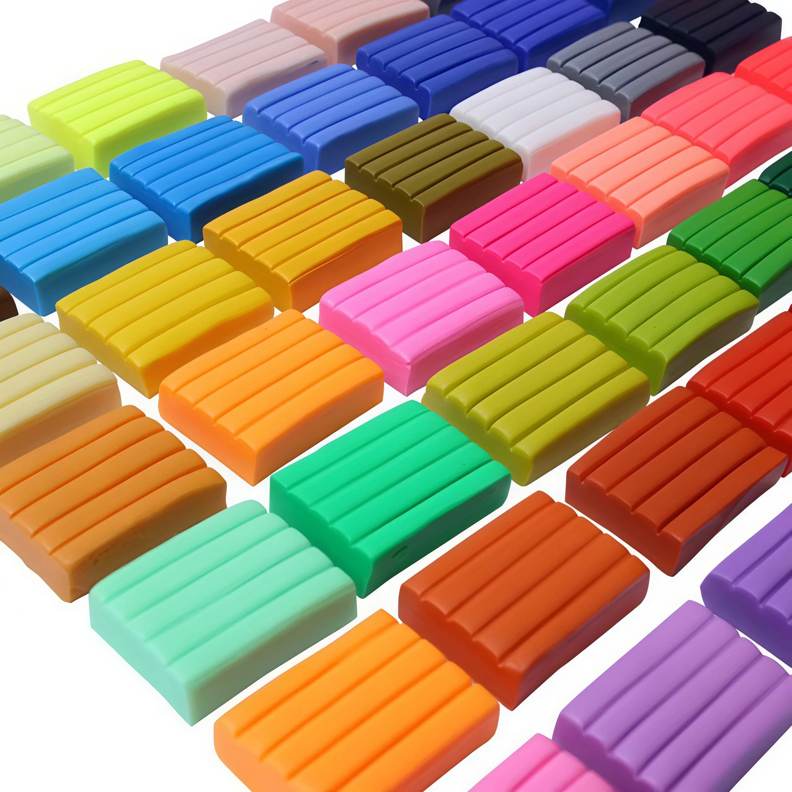 Set di argilla polimerica per cottura al forno 24 colori 20g Blocco di argilla per modellare Scolpire e kit di argilla per cuocere al forno per cuocere al forno e colorato professionale