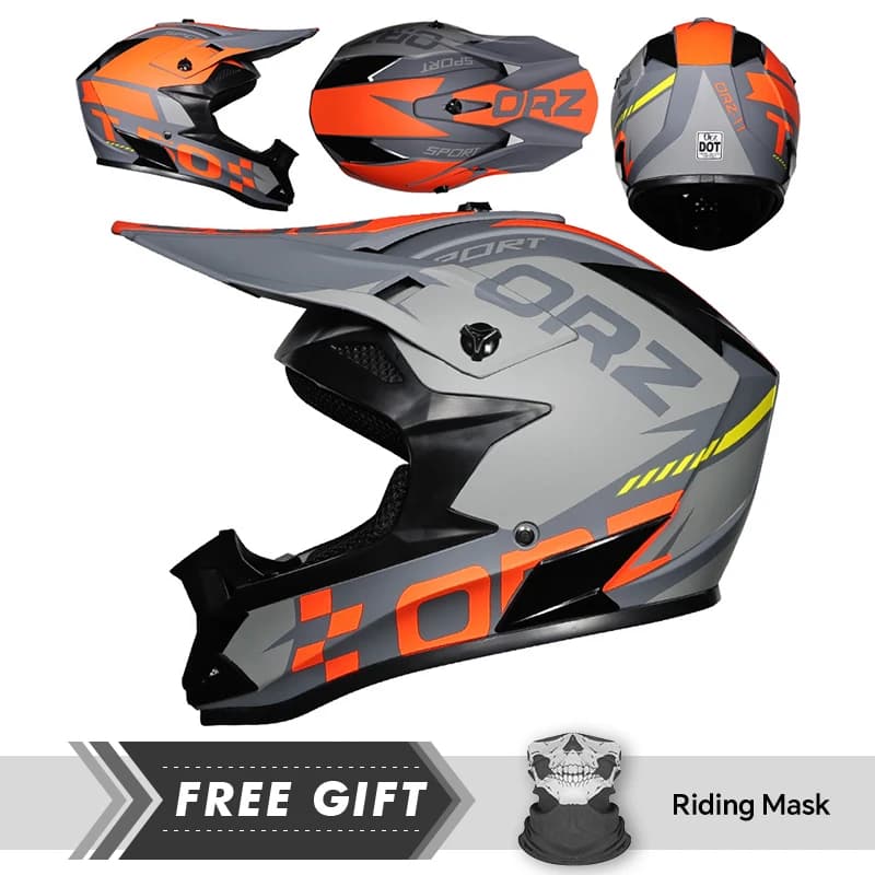 Outdoor helmet eye protection comfortable ventilation bike helmet cross buckle fast release motorcycle helmet DOT