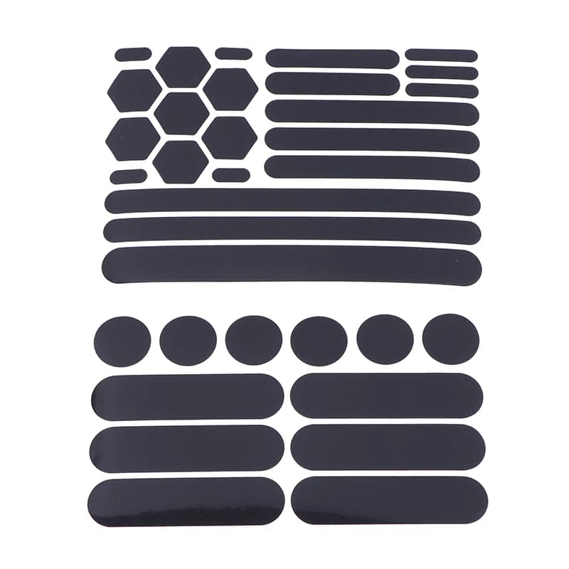 New reflective helmet stickers Invisible helmet stickers Self-adhesive reflective tape for helmets Bike Scooter