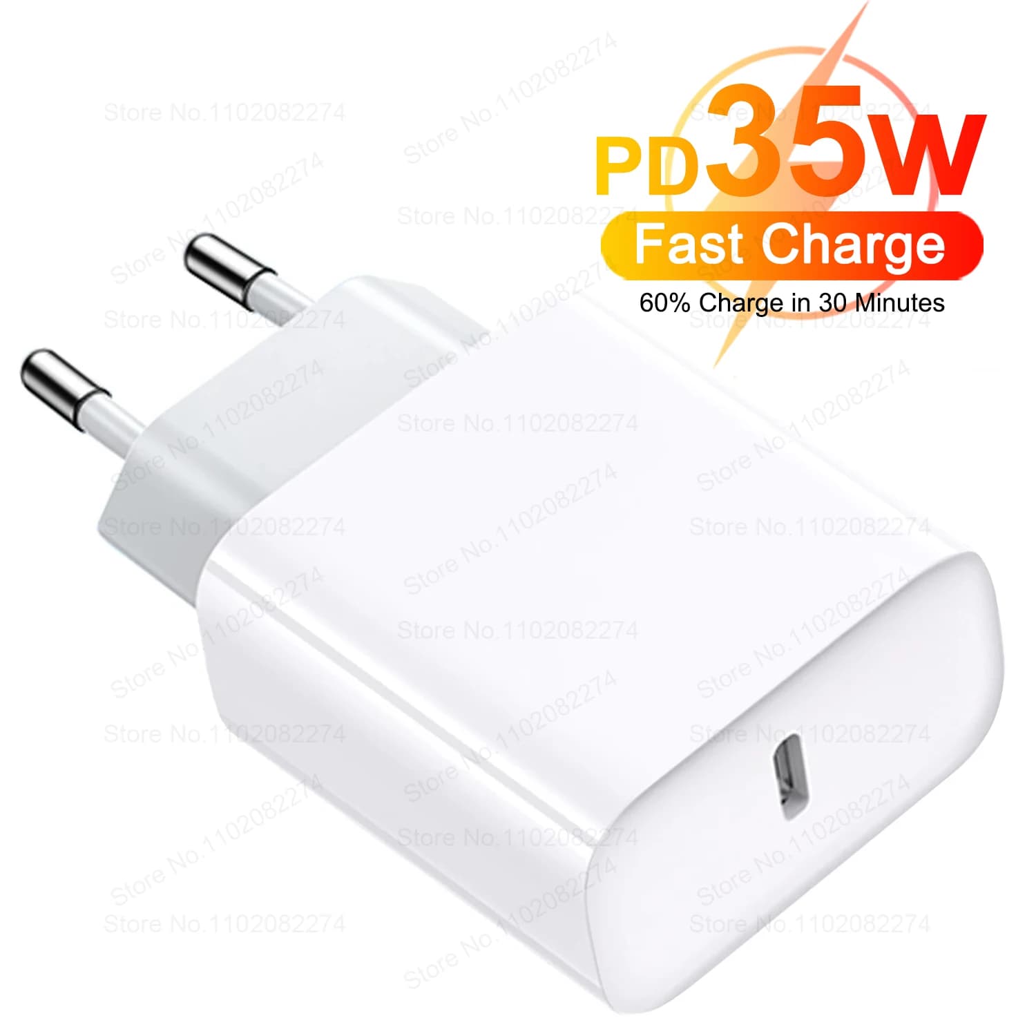 Caricabatterie rapido PD 35W per Apple iPhone 15 14 13 12 11 Pro Max Plus iPad Air Fast Charge tipo C caricatore USB C accessori per cavi dati