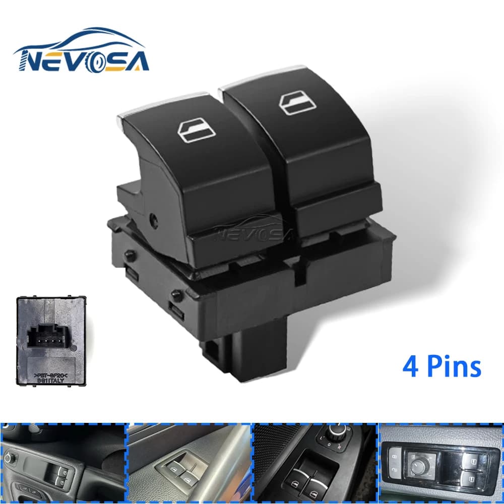 5K3959857 Per VW Golf 5 6 Polo GTI Scirocco Eos Passat Caddy Skoda fabia 2 Elettrico Master Finestra di Potere Interruttore Sollevatore pulsante