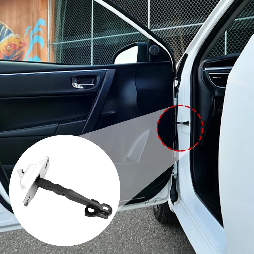 Porta Check Strap Cerniera Fermaporta Limitatore Anteriore Posteriore Sinistra Destra per Toyota Corolla Berlina 2014 2015 2016 2017 2018 2019 68610-02250