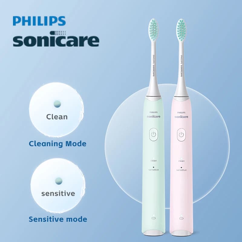 PHILIPS Sonicare HX2421 Electric Toothbrush Two Denti Modes Gentle deep cleansing Oral cavity care Gengive Healthcare Toothbrush