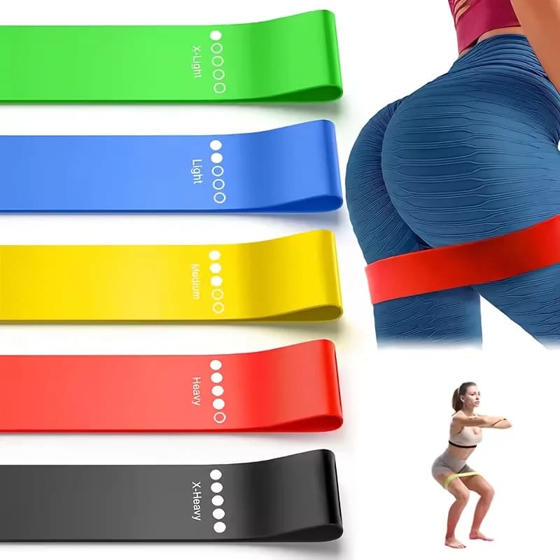 Strength 5 Levels 10-40LB, Yoga Elastics, Pilates, Strength Training, Domestic Fitness, Physiotherapy for Women and Men