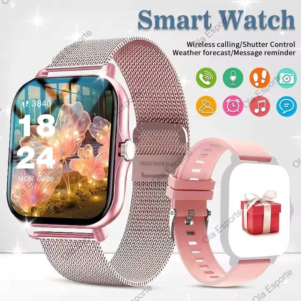 2025 New Smart Watch Display HD 1.83 Inch Call Bluetooth Message Mode Sports Smartwatch for Men Women Wristwatches Gifts