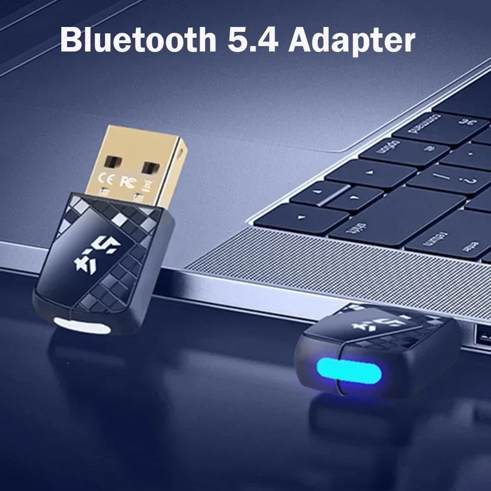 Bluetooth receiver transmitter Dongle USB Bluetooth 5.4 for speaker for PC Audio adapter keyboard wireless mouse