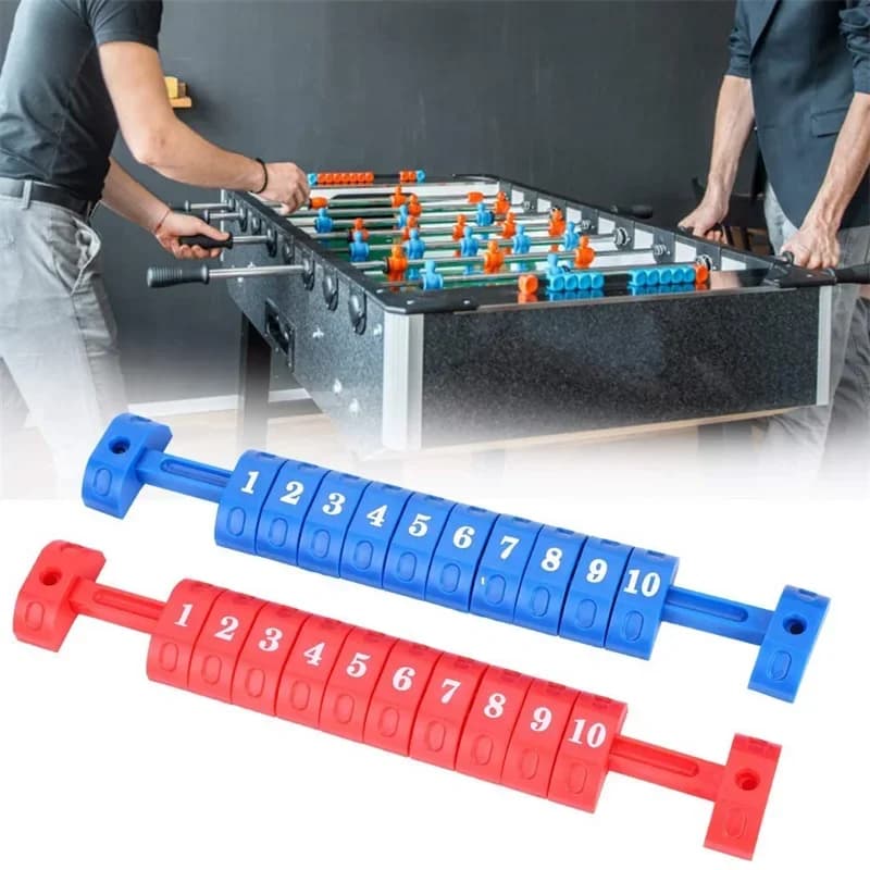2 pezzi contatore di calcio balilla 10 numeri tabellone segnapunti a forma di barca unità di punteggio accessori per giochi di calcio al coperto colori multipli