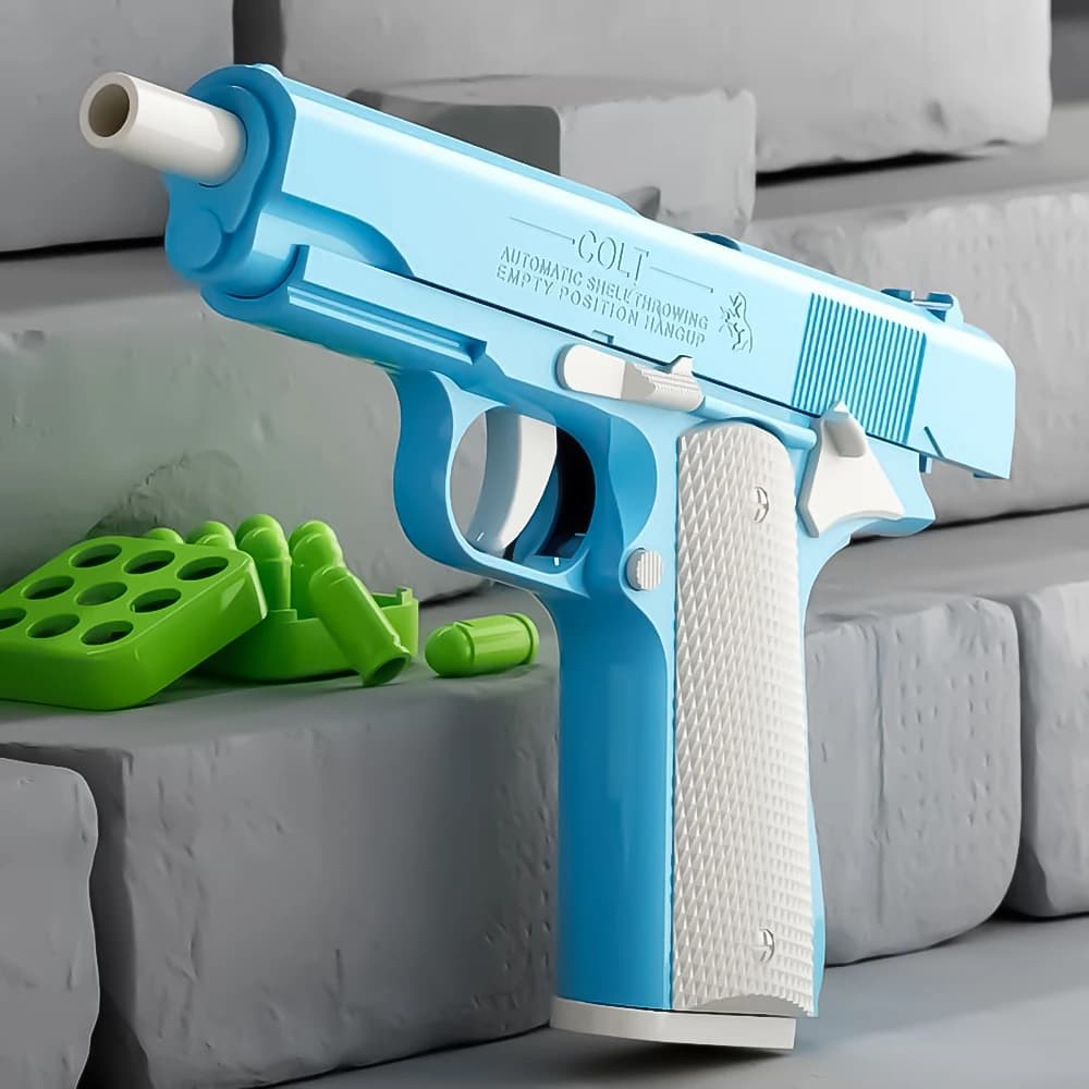 Stress Shoot Fidget Pistola giocattolo Pistola Colt 1911 Pistole giocattolo realistiche per bambini Ragazzi Regalo di compleanno Giocattoli rilassanti