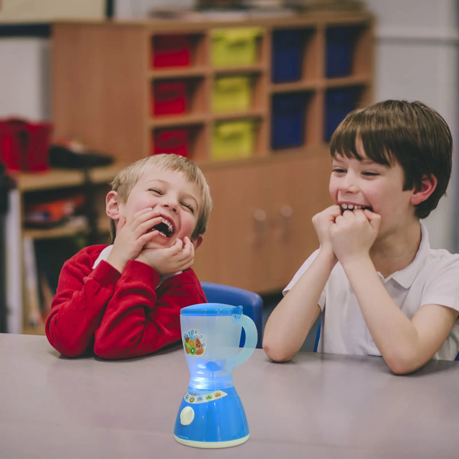 1 Pezzo Mini Frullatore Simulato ad Alta Velocità, Giocattolo Educativo Creativo per Casa delle Bambole, Regalo di Compleanno per Bambini, Giocattolo Elettrodomestico per Bambini