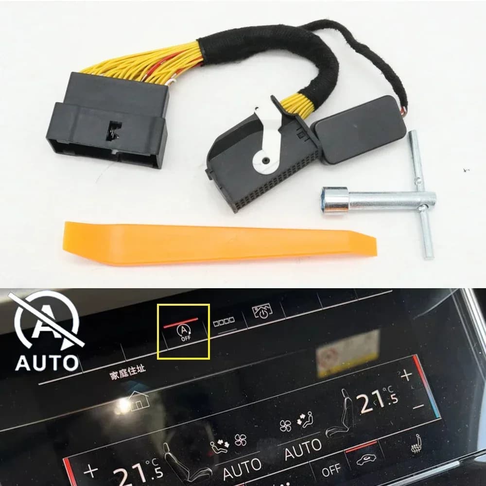 Smart Start Stop Engine Eliminator Automatic Switch Switch Closer Control Sensor Cable Spin Relay For Audi A6 C8 A7 4K8 2019-2023