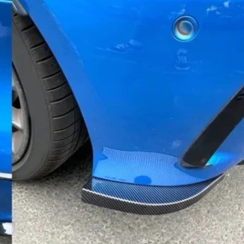 1 Paio di Splitter per Paraurti Posteriore in ABS, Diffusore per Paraurti Posteriore Compatibile con Mercedes-Benz Classe A W176 AMG-Line A45 2012-2018