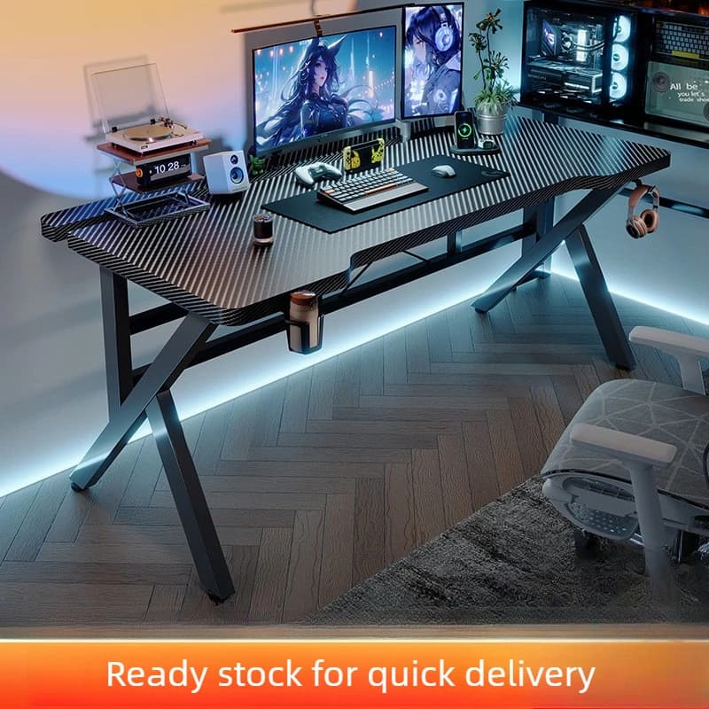 Play Desk Two-stage split plate Mountable monitor holder for home Computer Desk Solid Wood Structured Carbon Fiber