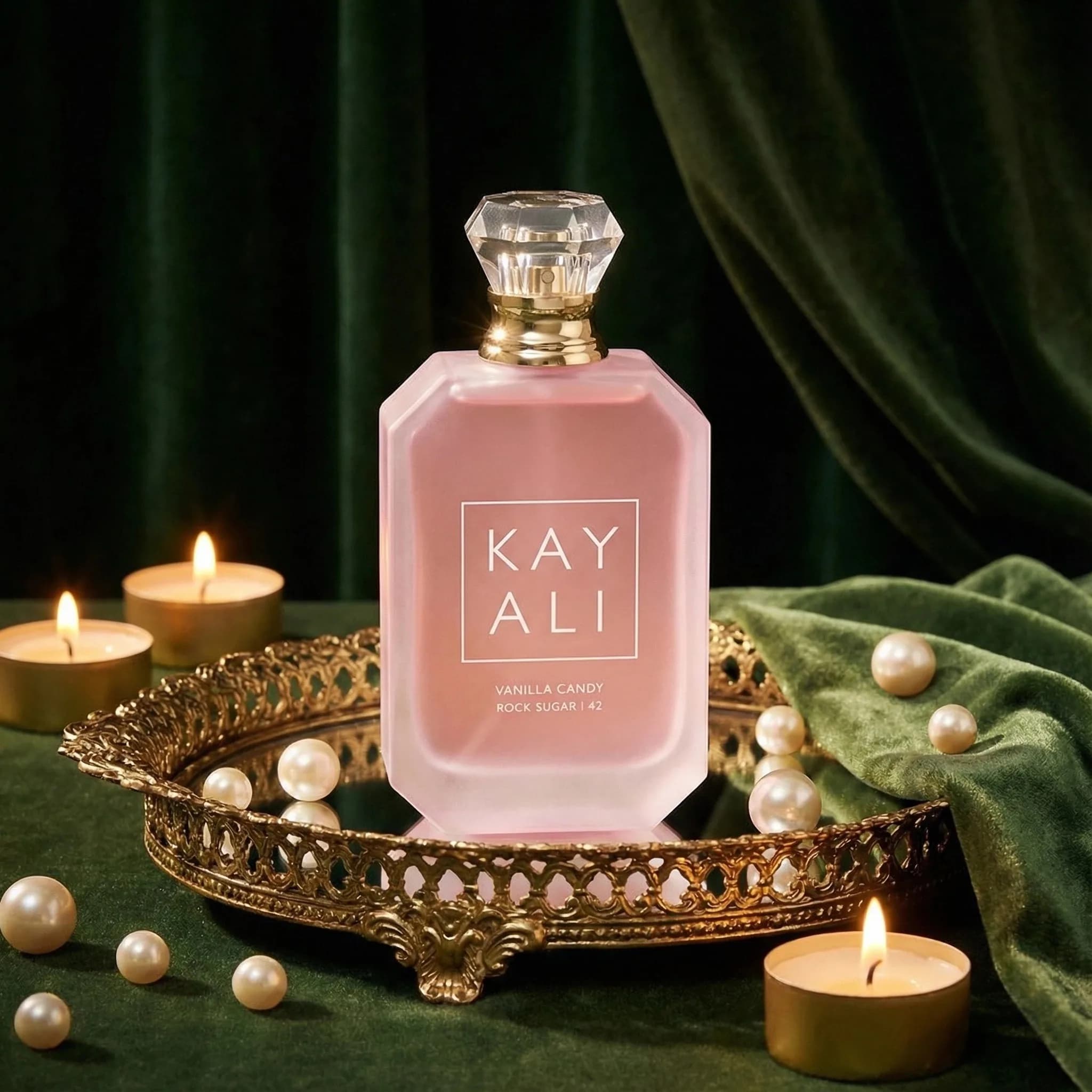 KAYALI Vanilla Caramelle Rock Sugar 42 Nicchia EDP 100ml | Versatile sweet perfume unisex | Candy cream Purple pear perfume