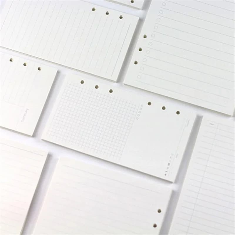 2024 45 Lenzuola Kawaii A5 A6 Notebook a fogli mobili Ricarica di carta Raccoglitore a spirale Indice Pagine interne Mensile Settimanale Agenda giornaliera