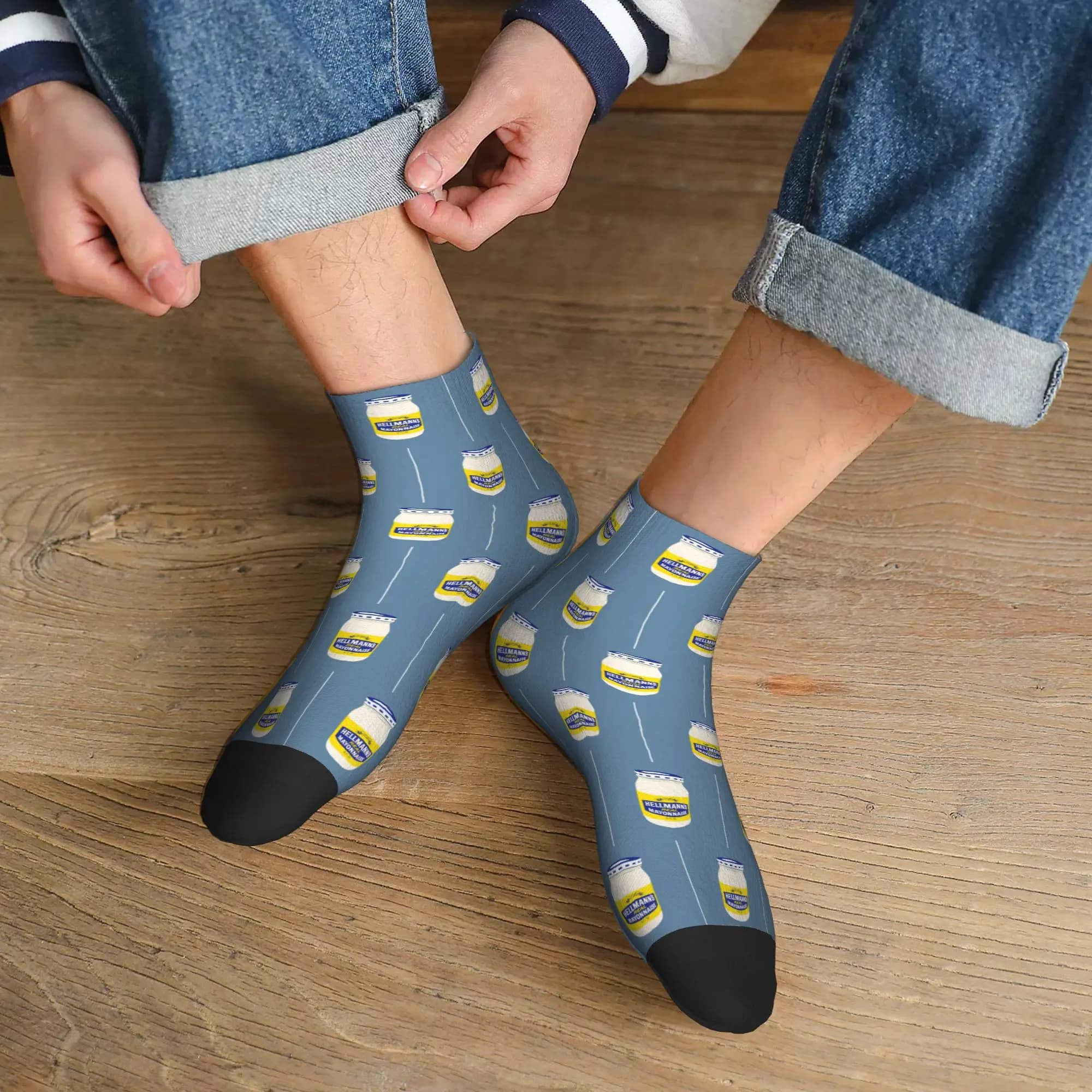 Mayonnaise socks for all seasons Central tube sports socks absorbing sweat Harajuku Soft socks Hip Hop for men Women Gifts