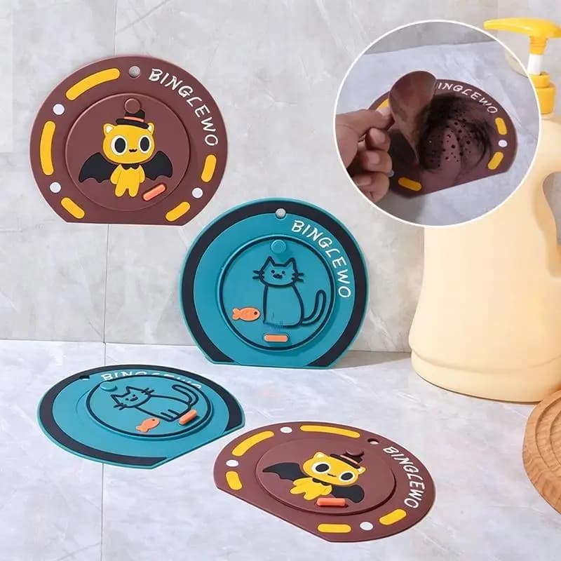 Coperchio per scarico a pavimento SU 1PC, filtro raccogli capelli per lavandino, vasca da bagno, tappo sigillante anti-intasamento e anti-odore