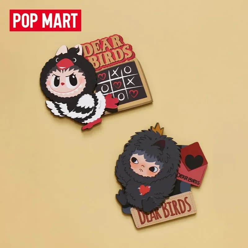 POPMART Serie Dear Birds Magneti da Frigo Blind Box Giocattoli Kawaii Anime Action Figure Scatola a Sorpresa Mystery Box Bambole Ragazza