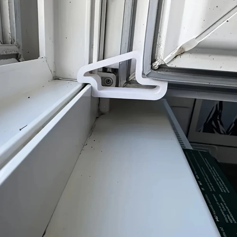 Fermaporta per finestra ispessito Design antiscivolo Plastica resistente per porte e finestre Fermaporta per finestre di sicurezza Miglioramento domestico