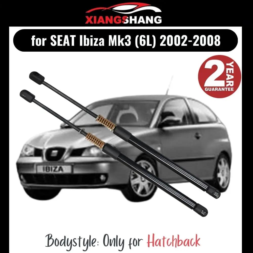 Ammortizzatore portellone posteriore 2 pezzi per SEAT Ibiza Mk3 (6L) 2002-2008 Portellone portellone con molla bagagliaio Ammortizzatori a gas caricati a gas