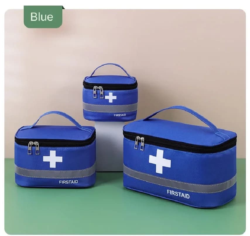 Kit di pronto soccorso borsa per la conservazione dei medicinali borsa per il salvataggio all'aperto portatile organizzatore per la conservazione dei Kit medici di grande capacità per bambini domestici