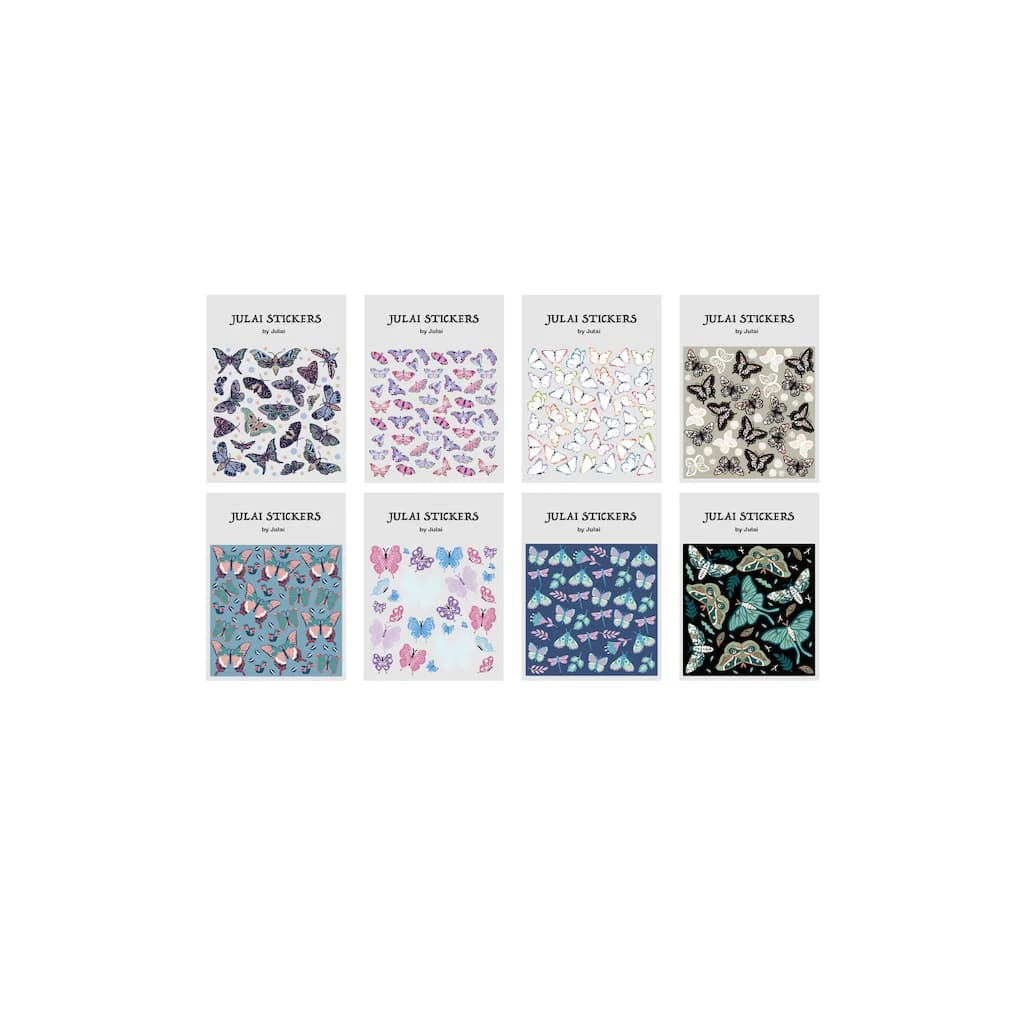 Simpatici adesivi decorativi farfalle maculate MOTH Planner quaderno diario diario Album decorazione regalo adesivi e altre opzioni