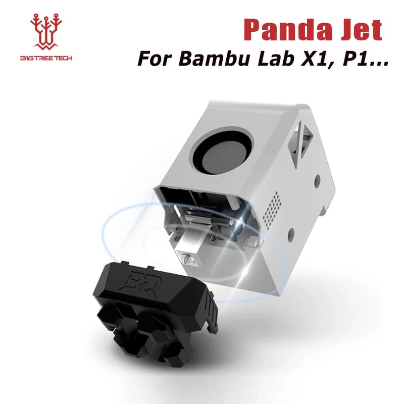 BIGTREETECH Panda jet Nylon Ventola di raffreddamento Condotto per Bambulab P1 X1 Serie Parti della stampante 3D fai da te