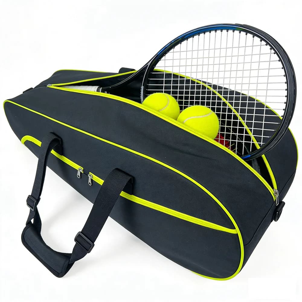 Tennis Backpack 3-6 Pieces, Large Capacity Bag for Tennis Racks, Sports Bag for Badminton and Squash with Separate Shoe Cover
