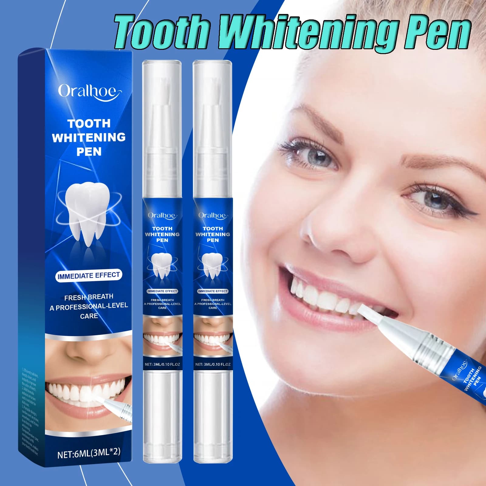 Penna per essenza per la pulizia dei denti Gel per la pulizia dei denti Rimuovi macchie Nessuna sensibilità Gloss Candeggina Igiene orale Cura Siero per la pulizia dei denti