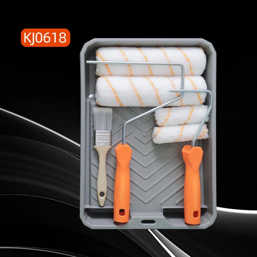 Set completo di rulli da 9 pollici con vassoio - Set di strumenti per pittura murale domestica fai-da-te