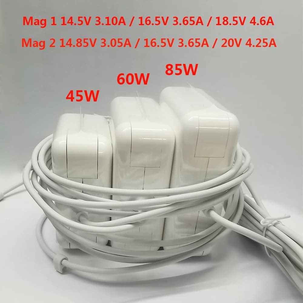 Adattatore di alimentazione da 45 W 60 W 85 W compatibile con caricabatterie MacBook per MacBook Air/Pro Magsafe 1/2 caricabatterie adattatore di alimentazione magnetico A1286
