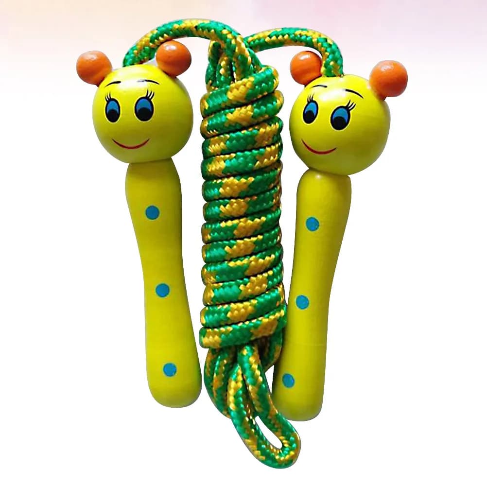 Adjustable Kids Jump Rope Featuring Adorable Cartoon Animal Design for Fitness Training School Exercise Indoor Outdoor Sports
