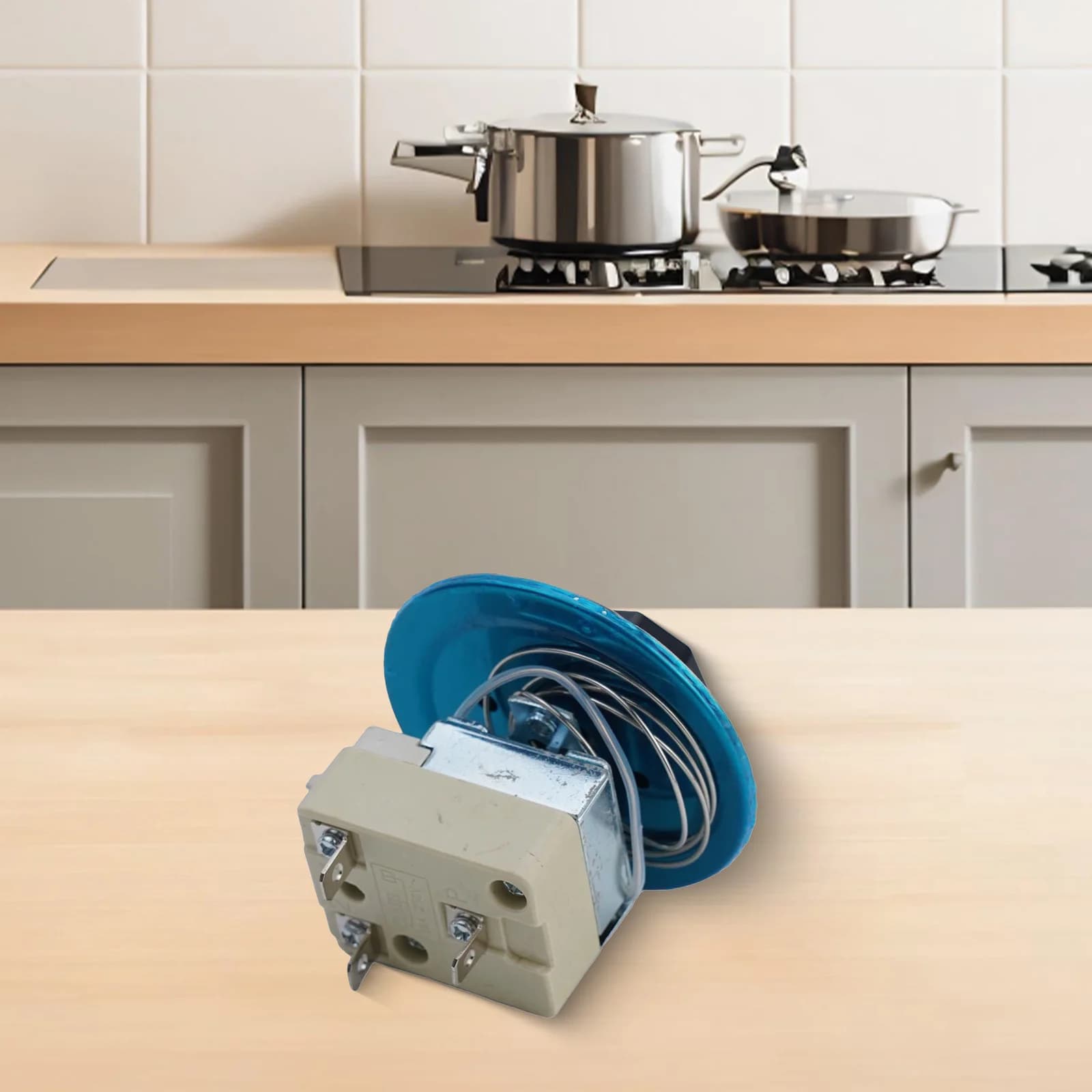 Termostato per Ventilatore Regolabile, Interruttore Termostatico per Ventilatore Elettrico, Scaldabagno, Forno Elettrico, Friggitrice Rotante