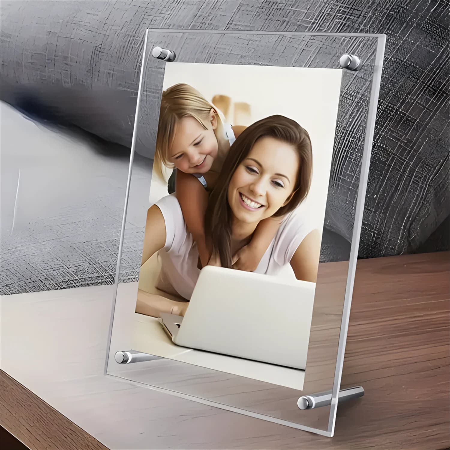 1 pz, cornice per foto trasparente portafoto in acrilico cornice per foto Kpop Album Poster Tag espositore ornamento da tavolo
