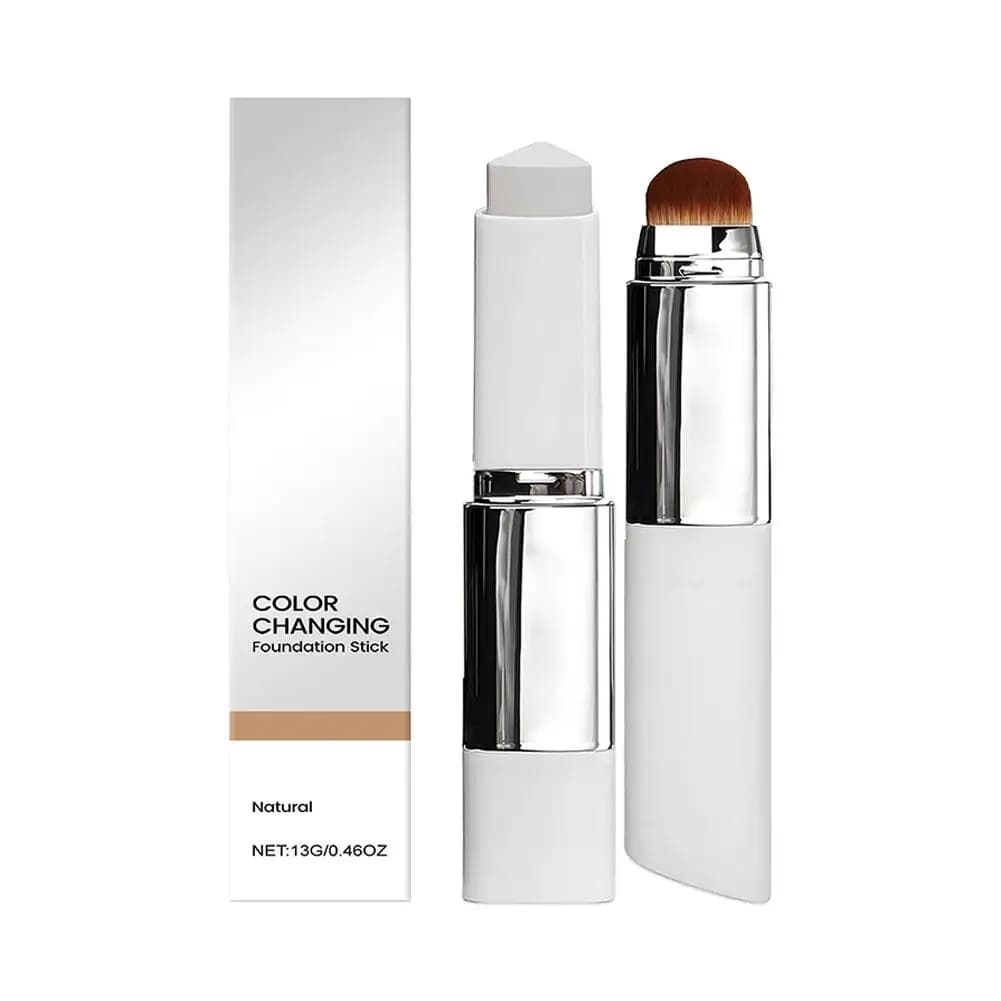 Liquid foundation 2 in 1 changing color Soft and light moisturizing liquid that changes color for all skin types