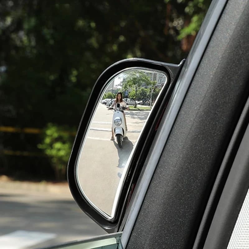 Universal car rearview mirror Auto rearview mirror Large-angle automatic rearview mirror for second row seats Blind points mirrors for car accessories