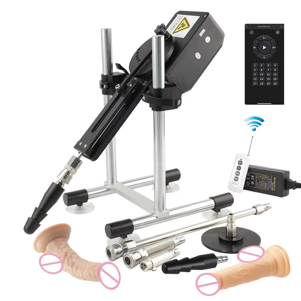 FREDORCH 70W Sex machine with dildo accessories Vibratory Toys for couples Men Adults Women Vagina Masturbation female sextoy