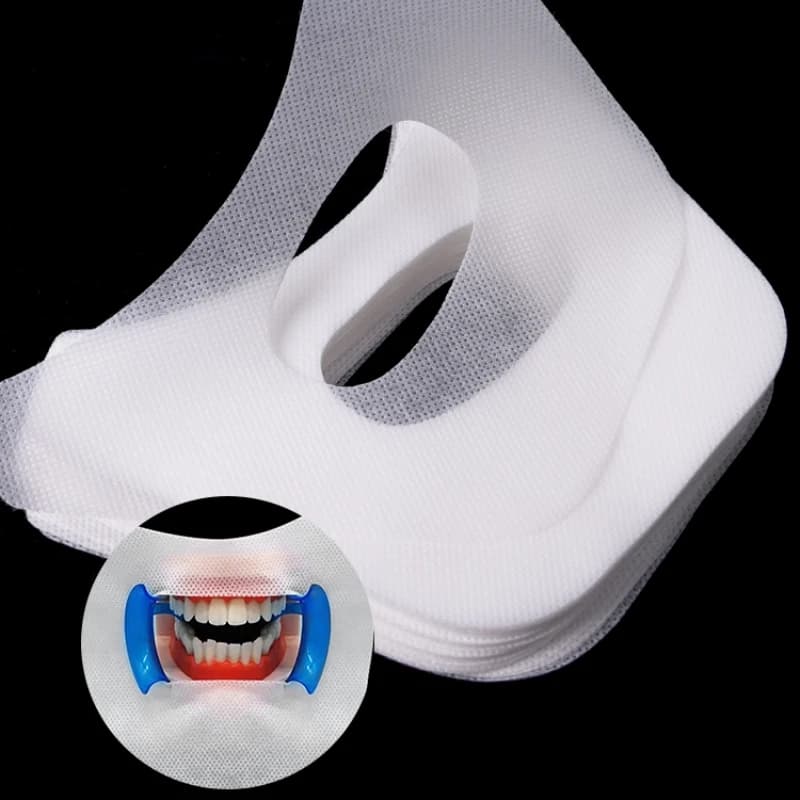 Teeth whitening Garza for face Oral cavity Dental cotton fabric towel Disposable mouth mask Salt cloth