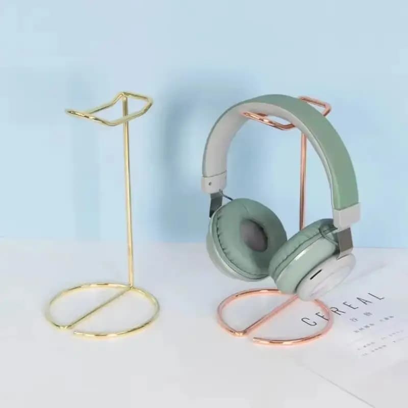 Supporto per Cuffie in Ferro a 3 Colori, Stand Minimalista e Durevole, Supporto Multifunzionale per Caschi da Gaming, per Casa e Ufficio