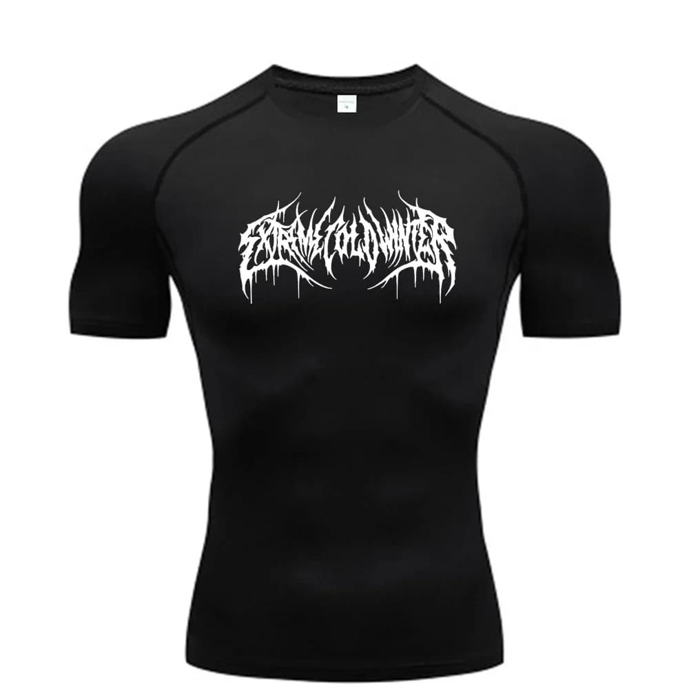 Abbigliamento Fitness Estate Felpa a compressione Manica corta da uomo Running Top ad asciugatura rapida Palestra Allenamento Bodybuilding T-shirt S-3XL