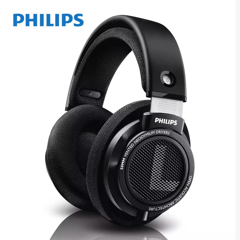 Philips SHP9500 Cuffia HiFi Stereo Auricolare cablato Computer Apprendimento online Auricolari Esports Gioco 3.5mm 6.3mm Auricolare universale