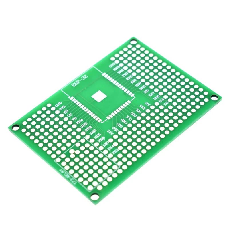 5x7 CM Double Side Prototype PCB Edge Tagliere Protoshield For Arduino Relè ESP8266 WIFI ESP-12F ESP-12E ESP32 ESP32S
