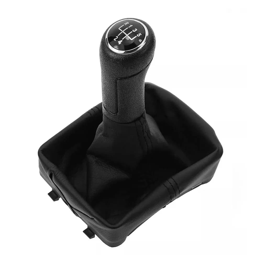 Leva del Cambio a 5 Velocità in Pelle Premium con Cuffia del Cambio per Modelli Ford (2002-2009) - Opzione di Aggiornamento Elegante