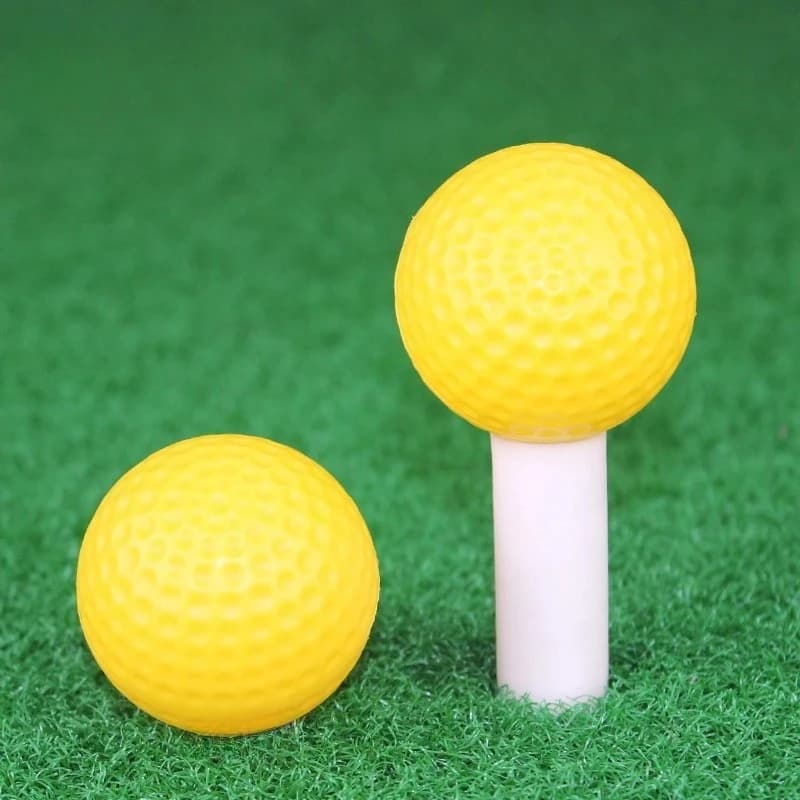 50 palline da golf per pratica indoor, palline giocattolo cave senza foro, colore casuale TX005