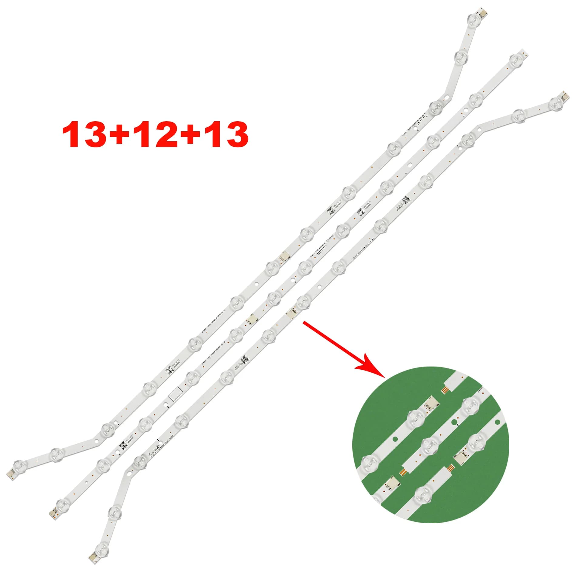 LED backlight strip 12/13 led for UE40EH5047 UE40EH505050 UE40EH5057 CY-DH040BGNV1H UA40H5303 UE40EH5007 UN40FH5040 UE40EH5007K