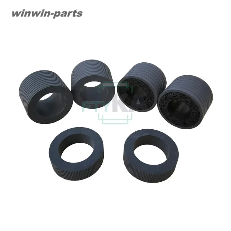 10 set scanner pick up roller pneumatici in gomma per Fujitsu Fi-6800 rullo di separazione rullo freno di alta qualità