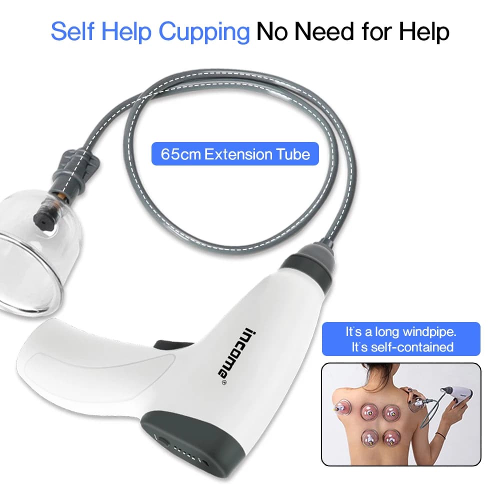 Vacuum Copper Gun Electric Copper Pump Body Massage USB Charge Negative Pressure Massage to Scratch the Suction Tool Gua Sha