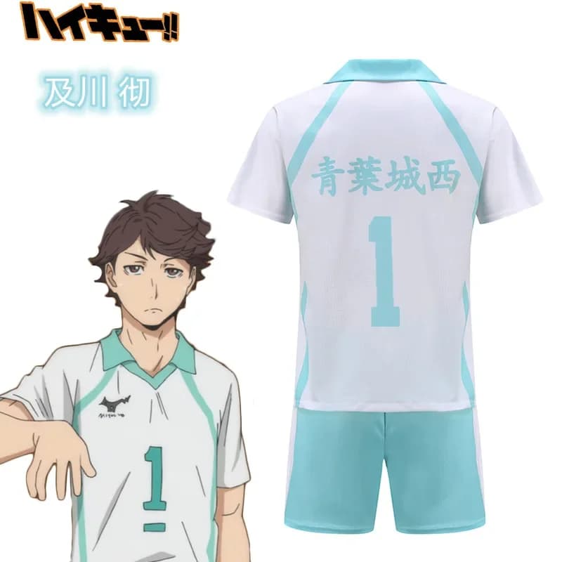 Haikyuu Costume Cosplay Karasuno Aoba Johsai Shiratorizawa Nekoma High School Volleyball Club Hinata Shoyo Sportswear Jerseys