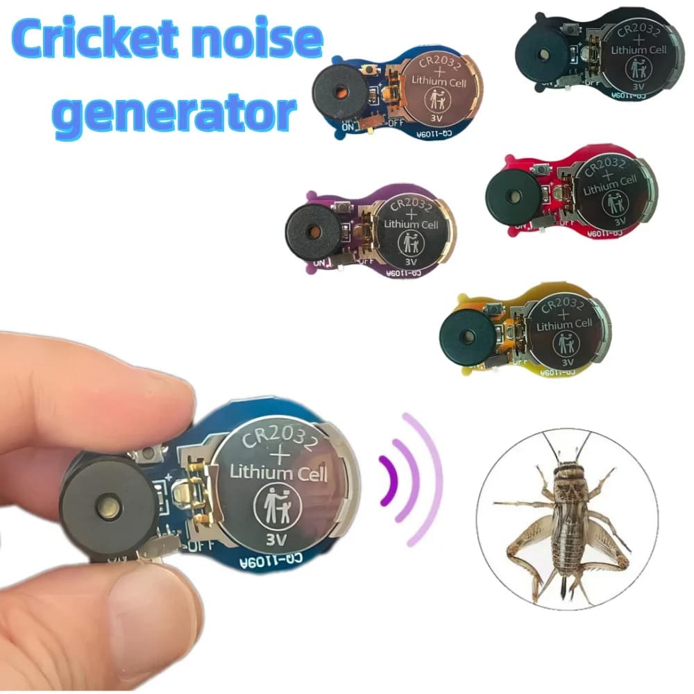 1PCS Hidden Cricket Noise Maker Prank Gadget Portable Novelty Gag Toy Long-Lasting Funny Trick for Office Home Desk Amusing Joke