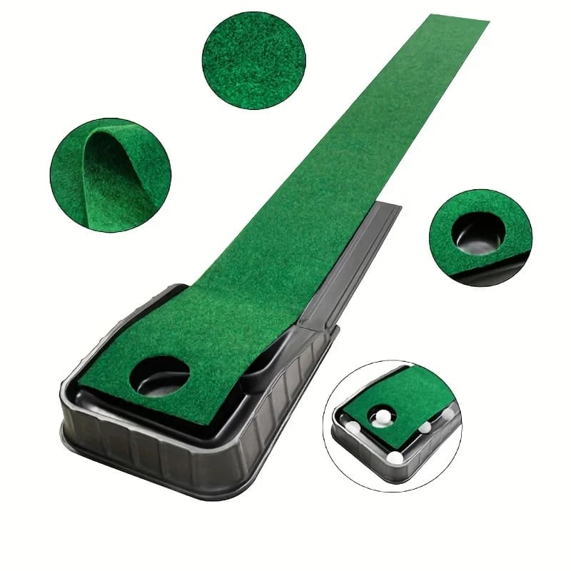 Coperta per putting da golf Tappetino per putter Tappetino per pratica indoor per esterni Esercitatore per putter Golf putting verde
